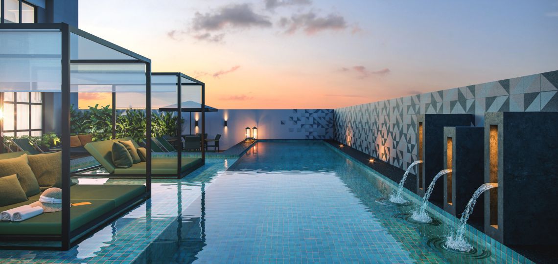 Piscina na Cobertura